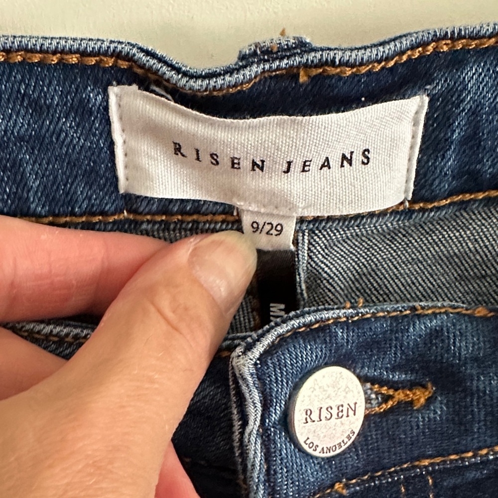 Universal Thread Risen Dark Blue Flare Jeans - image 2